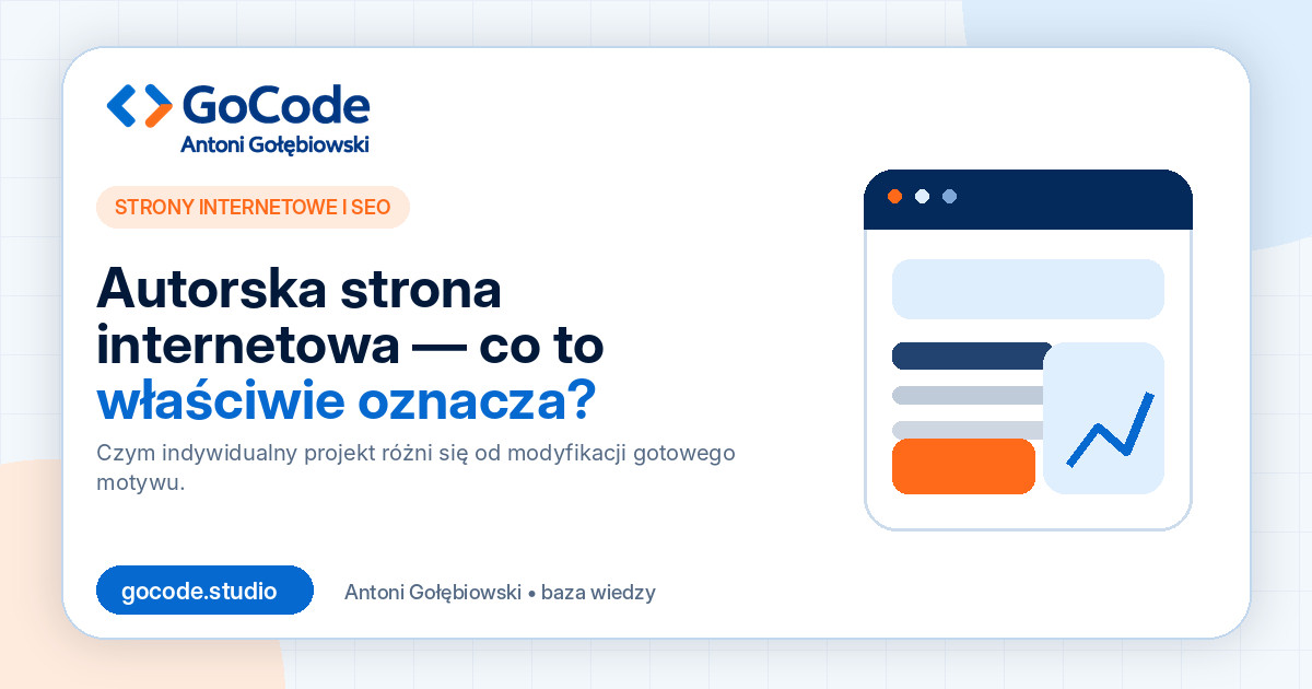 Autorska strona internetowa — co to właściwie oznacza?